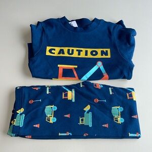 Wonder Co. Cotton Construction Vehicle Pajamas